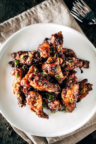 Slow Cooked Sticky Chicken Wings